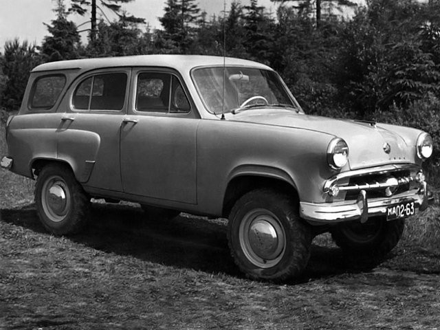 Москвич 411 1.4 MT 4x4 (45 л.с.) -  1959 – 1961, универсал 5 дв.