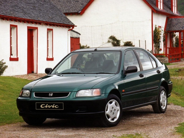 Honda Civic 1.5 AT (90 л.с.) - V 1991 – 1997, хэтчбек 5 дв.