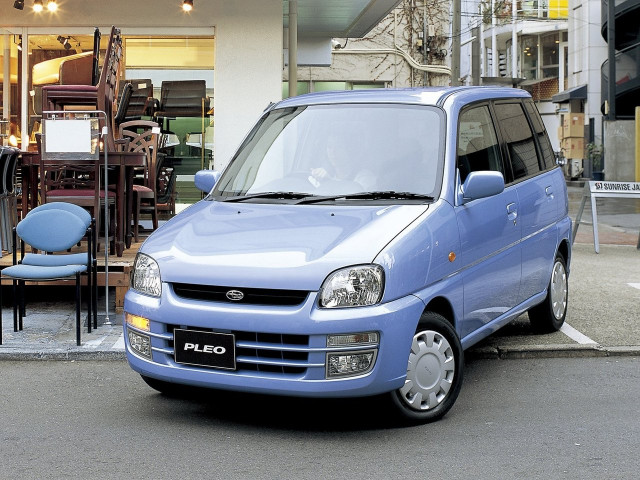 Subaru Pleo 0.7 CVT (64 л.с.) - I Рестайлинг 2000 – 2002, хэтчбек 5 дв.