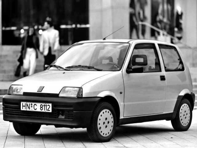 Fiat Cinquecento 1.2 MT (54 л.с.) -  1991 – 1998, хэтчбек 3 дв.