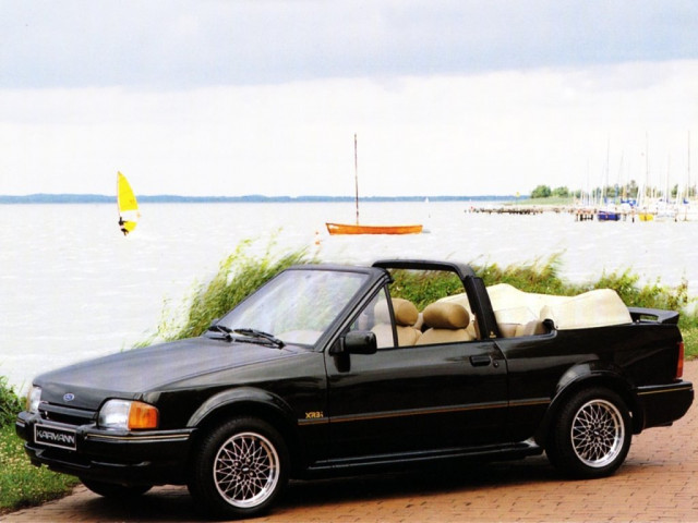 Ford Escort 1.6 MT (90 л.с.) - IV 1986 – 1990, кабриолет