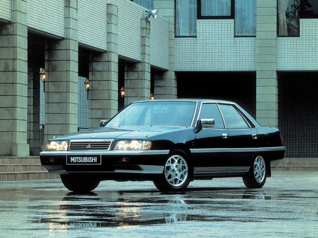 Mitsubishi Sapporo 2.4 MT (124 л.с.) - II 1987 – 1990, седан