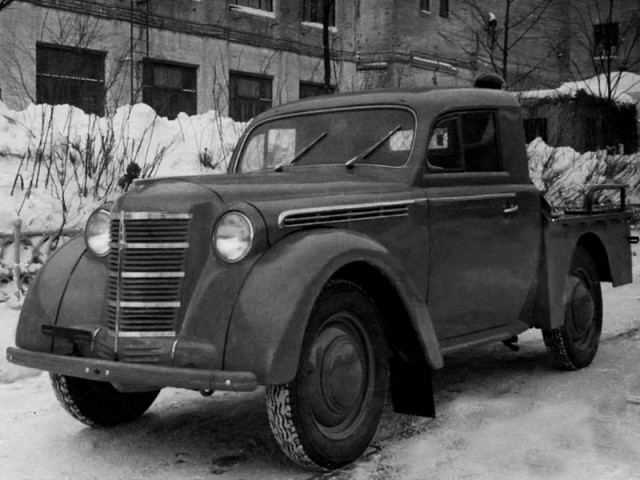 Москвич 400 1.1 MT (23 л.с.) -  1946 – 1956, пикап одинарная кабина