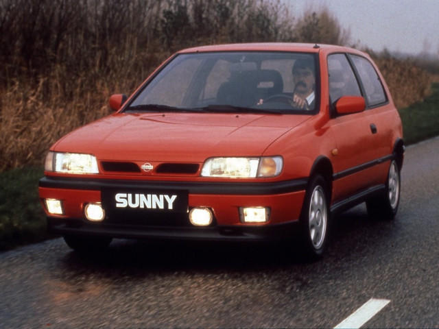 Nissan Sunny 2.0D MT (76 л.с.) - N14 1990 – 1995, хэтчбек 3 дв.