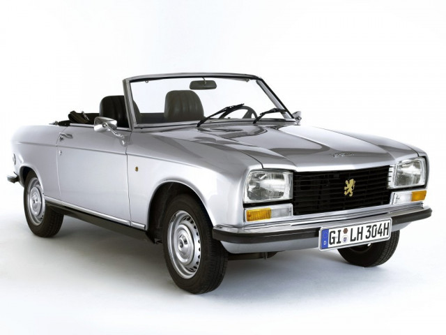 Peugeot 304 1.3 MT (75 л.с.) -  1969 – 1980, кабриолет