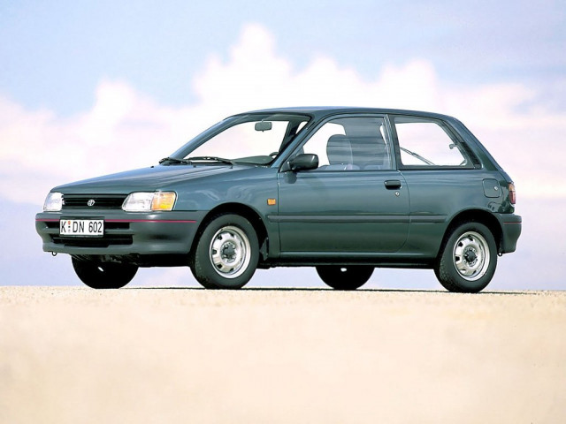 Toyota Starlet 1.4 AT 4x4 (100 л.с.) - IV (P80) 1989 – 1998, хэтчбек 3 дв.