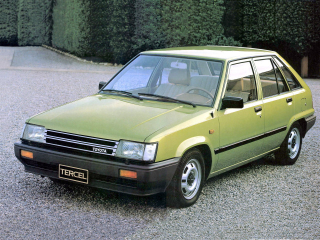 Toyota Tercel 1.5 AT (71 л.с.) - II (L20) 1982 – 1988, хэтчбек 5 дв.