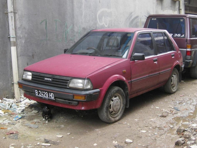 Toyota Starlet 1.3 AT (69 л.с.) - III (P70) 1985 – 1989, хэтчбек 5 дв.