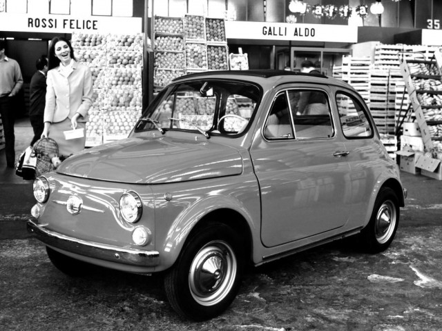 Fiat 500 0.5 MT (15 л.с.) - I 1957 – 1975, хэтчбек 3 дв.