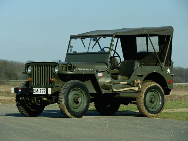 Willys MB 2.2 MT 4x4 (60 л.с.) -  1941 – 1945, внедорожник открытый