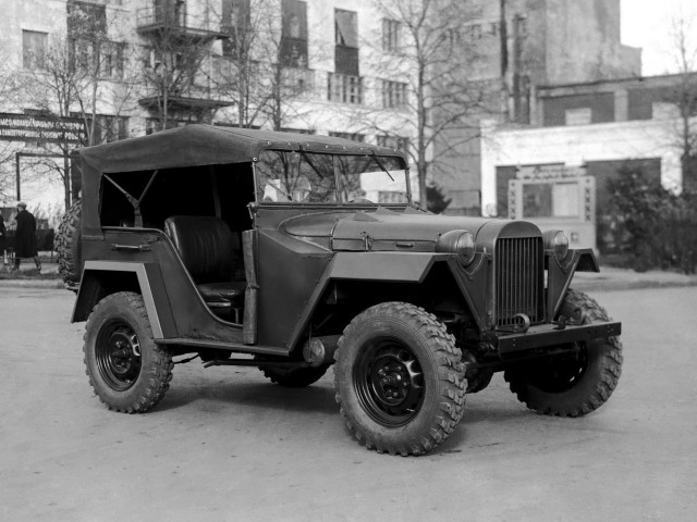 ГАЗ ГАЗ 67 3.3 MT 4x4 (54 л.с.) -  1943 – 1953, внедорожник открытый