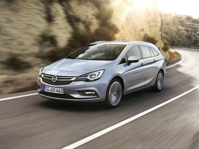 Opel Astra 1.6D MT (95 л.с.) - K 2015 – 2019, универсал 5 дв.