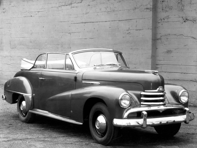 Opel Kapitan 2.5 MT (58 л.с.) - I Рестайлинг 1951 – 1953, кабриолет