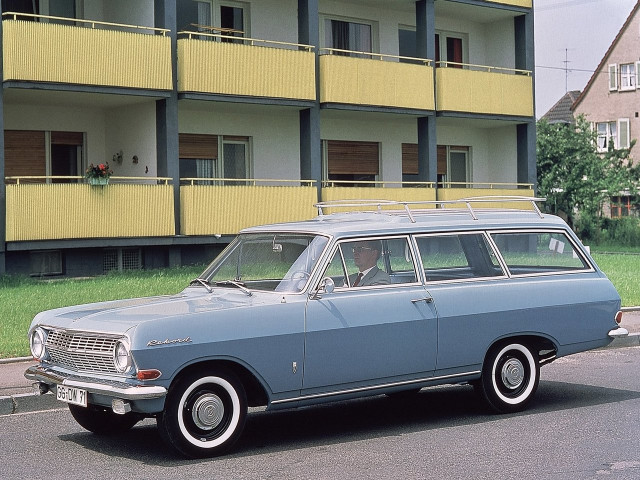 Opel Rekord 2.7 MT (99 л.с.) - A 1963 – 1965, универсал 3 дв.