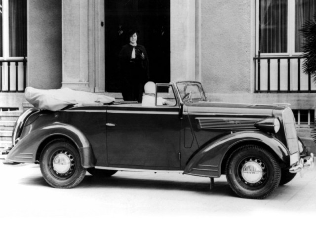 Opel Super Six 2.5 MT (40 л.с.) -  1936 – 1938, кабриолет