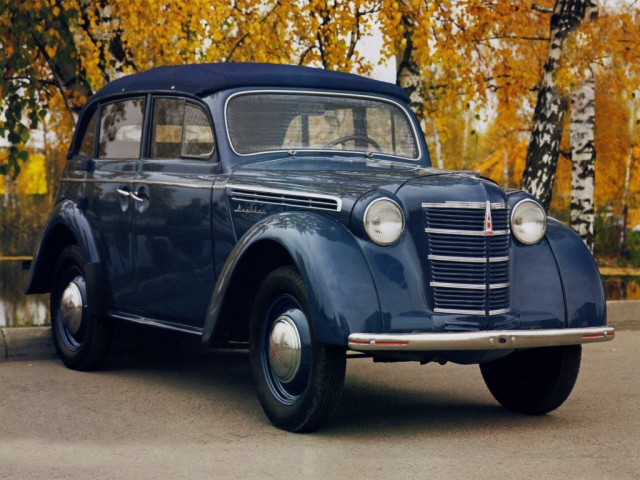 Москвич 400 1.1 MT (23 л.с.) -  1946 – 1956, кабриолет