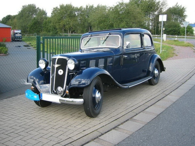 Hanomag Rekord 2.0D MT (35 л.с.) - I 1934 – 1940, купе