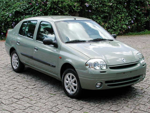 Renault Clio 1.4 MT (75 л.с.) - II 1998 – 2002, седан