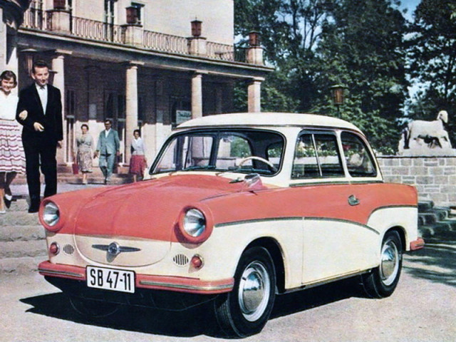 Trabant P50 0.5 MT (20 л.с.) -  1958 – 1962, седан