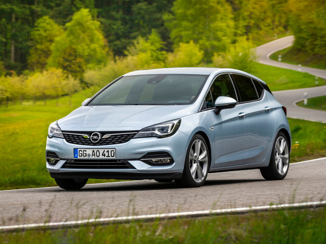 Opel Astra 1.5D AT (122 л.с.) - K Рестайлинг 2019 – 2021, хэтчбек 5 дв.