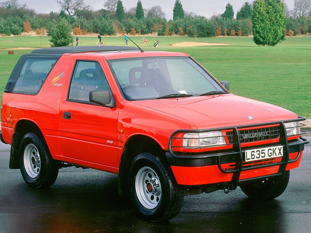 Vauxhall Frontera 2.5D MT 4x4 (115 л.с.) - A 1991 – 1998, внедорожник 3 дв.