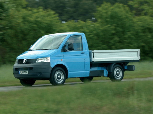 Volkswagen Transporter 1.9D AT (104 л.с.) - T5 2003 – 2009, пикап одинарная кабина