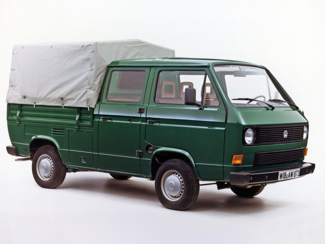Volkswagen Transporter 2.2 MT 4x4 (95 л.с.) - T3 1979 – 1992, пикап двойная кабина