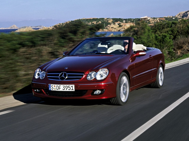 Mercedes-Benz CLK-Класс 1.8 MT CLK 200K (184 л.с.) - II (W209) Рестайлинг 2005 – 2010, кабриолет