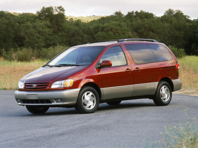 Toyota Sienna 3.0 AT (213 л.с.) - I Рестайлинг 2000 – 2003, минивэн