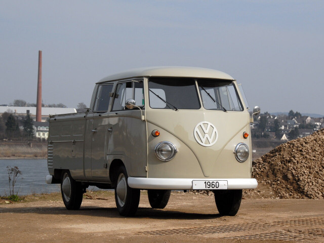 Volkswagen Type 2 1.2 MT (30 л.с.) - T1 1950 – 1967, пикап двойная кабина