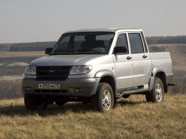 УАЗ Pickup 2.7 MT 4x4 Comfort (128 л.с.) - I 2008 – 2014, пикап двойная кабина