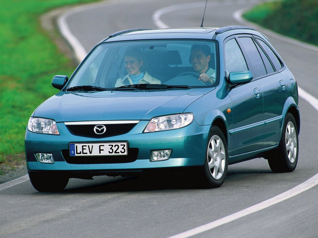 Mazda 323 1.6 MT (98 л.с.) - VI (BJ) Рестайлинг 2000 – 2003, хэтчбек 5 дв.