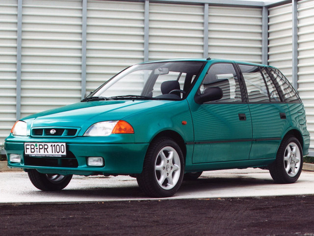Subaru Justy 1.3 MT 4x4 (68 л.с.) - II 1995 – 2003, хэтчбек 5 дв.