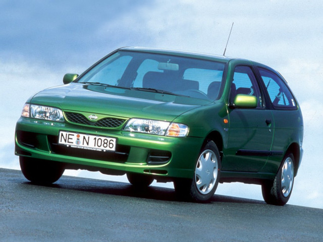 Nissan Almera 2.0D MT (76 л.с.) - I (N15) 1995 – 2000, хэтчбек 3 дв.