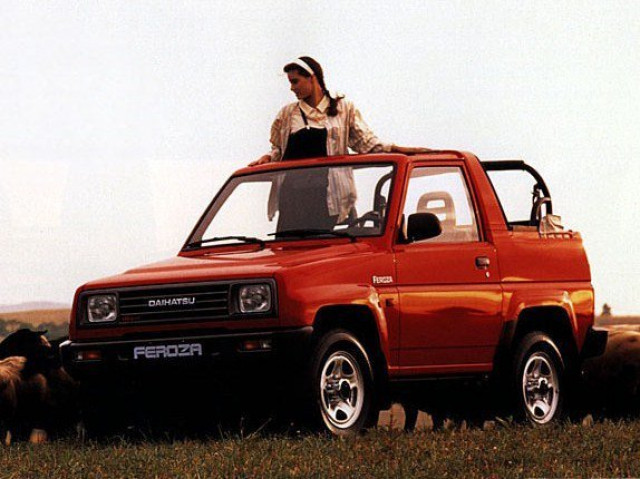 Daihatsu Feroza 1.6 MT 4x4 (95 л.с.) -  1989 – 1999, внедорожник открытый