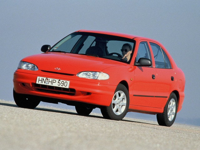 Hyundai Accent 1.4 AT (75 л.с.) - I 1994 – 2000, хэтчбек 5 дв.