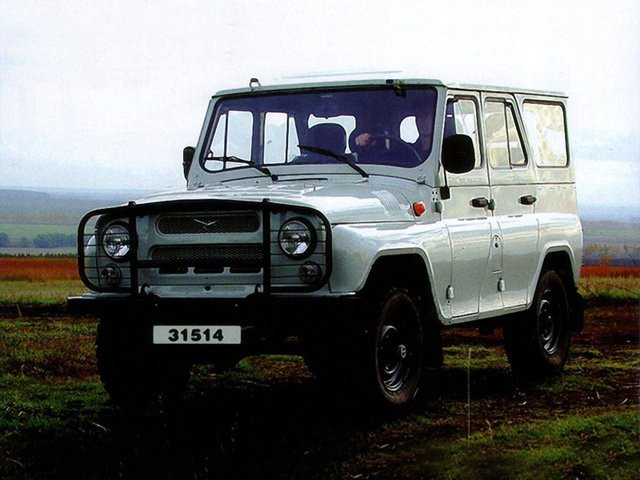 УАЗ 3151 2.9 MT 4x4 (104 л.с.) -  1985 – 2013, внедорожник 5 дв.