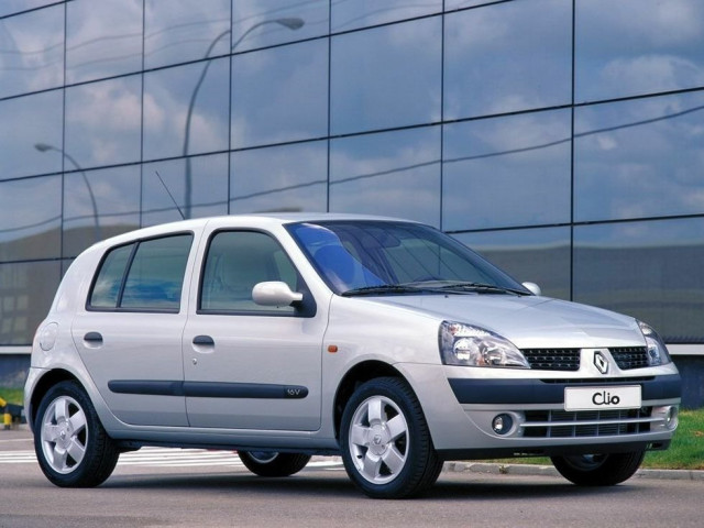 Renault Clio 1.2 MT (58 л.с.) - II Рестайлинг 2001 – 2003, хэтчбек 5 дв.