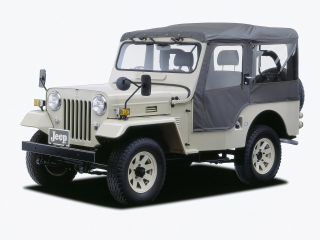 Mitsubishi Jeep J 2.0 MT 4x4 (100 л.с.) -  1953 – 1998, внедорожник 3 дв.