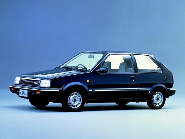 Nissan March 1.2 MT (54 л.с.) - I (K10) 1982 – 1992, хэтчбек 3 дв.