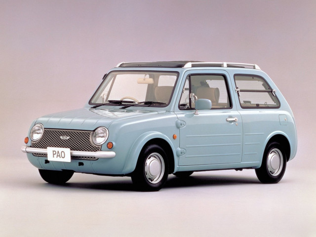 Nissan Pao 1.0 MT (52 л.с.) -  1989 – 1991, хэтчбек 3 дв.
